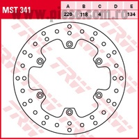 Disc frana spate TRW MST341 - Suzuki DR 125 (09-13) - DR 250 (95-00) - DR-Z 400 (00-04) - RM 125 (88-95) - RM 250 (89-98)